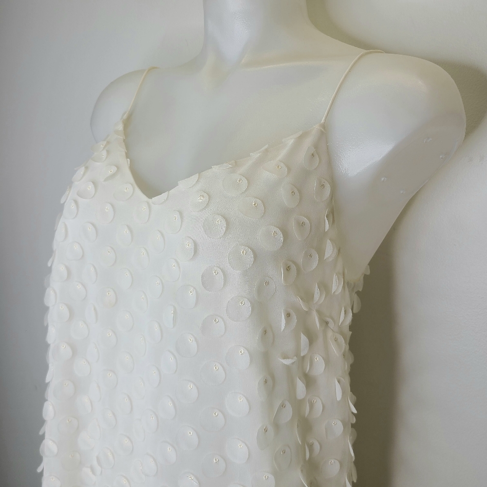Zimmermann Wild Botanica Textured Dot Cami Top Off White Ivory 0 - Picture 5 of 11